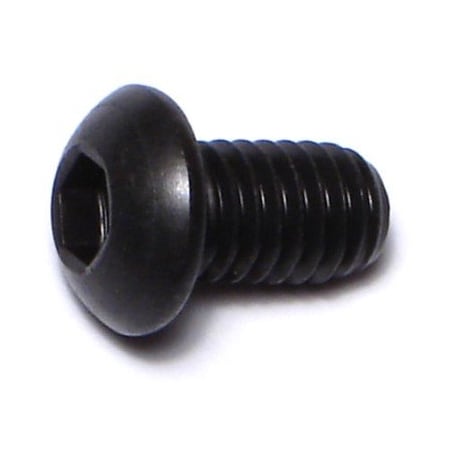 Midwest Fastener M6-1.00 Socket Head Cap Screw, Button, Black Oxide Steel, 10 mm Length, 10 PK 75967